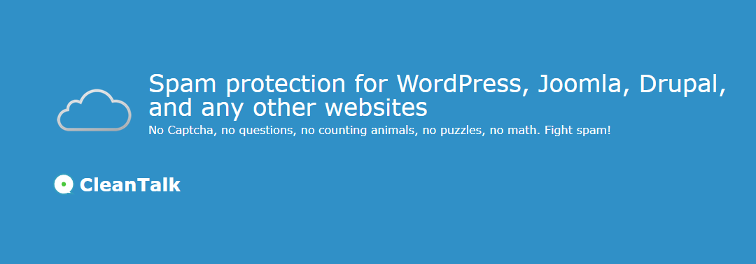 Why we use CleanTalk for anti-spam on our websites